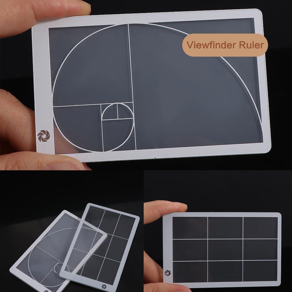 Photography Golden Ratio - Çocuklar Yetişkinler Şeffaf Vizör Cetvel Kompozisyon