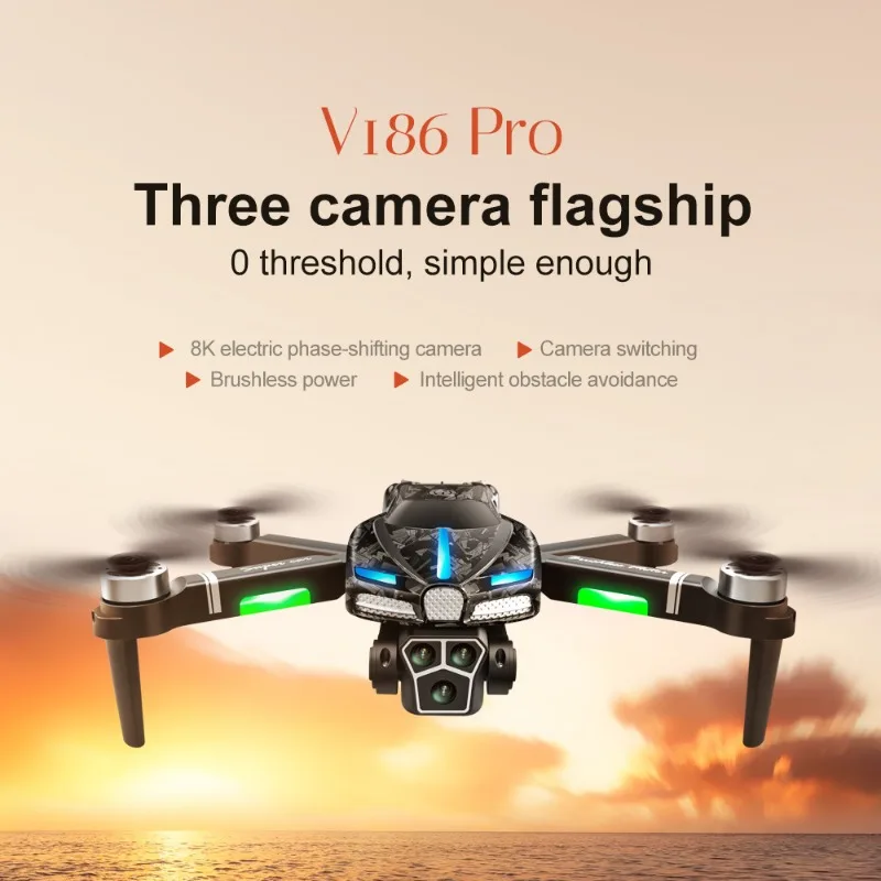 Photography Pro - Yeni V186 Pro Drone Profesyonel fırçasız