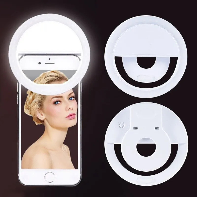 Photography Videos Free - USB şarj edilebilir LED Selfie halka