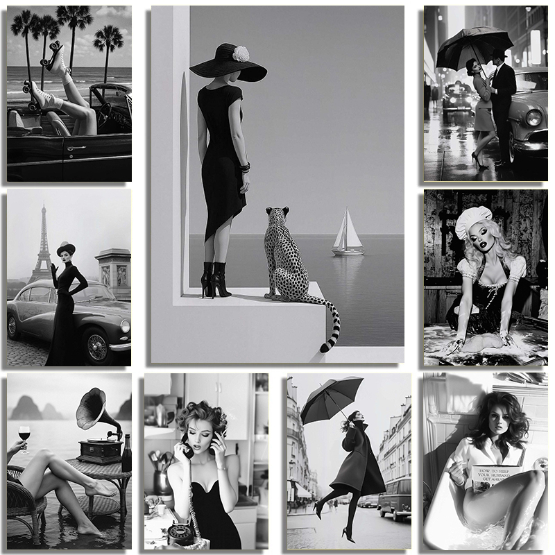Photography Trend - Siyah Ve Beyaz Moda Sokak İç