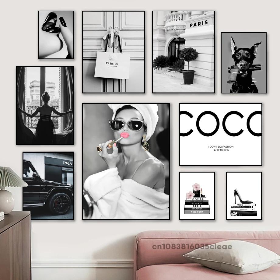 Photography Trend - Moda Lüks Araba Kanvas Tablosu Coco