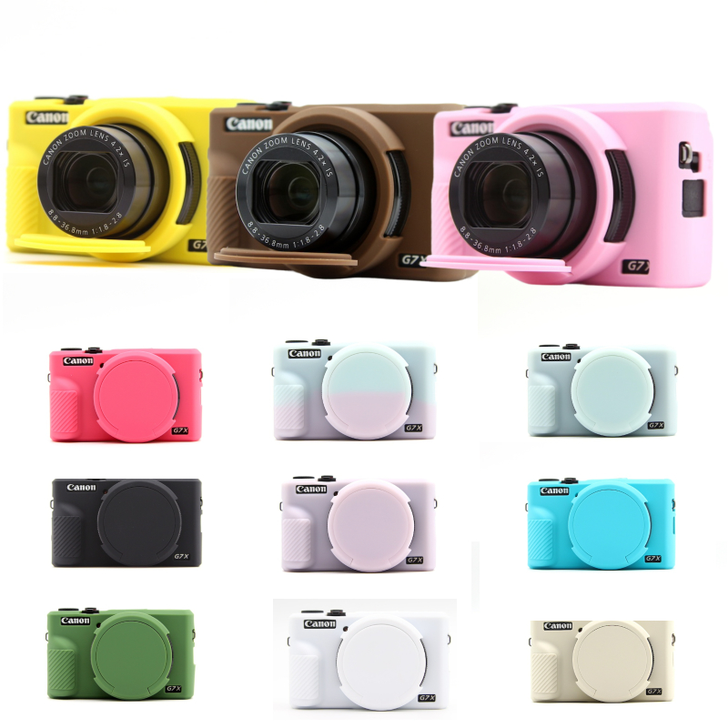 Lens Case Pouch - Yumuşak Silikon Kauçuk Zırh Kamera Gövde
