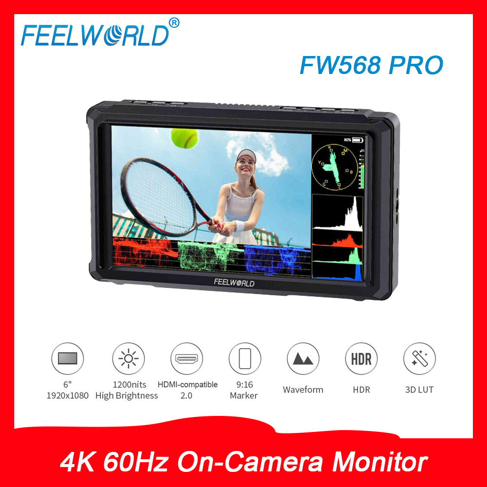 Photography Pro - FEELWORLD FW568 PRO Kamera Üstü Monitör