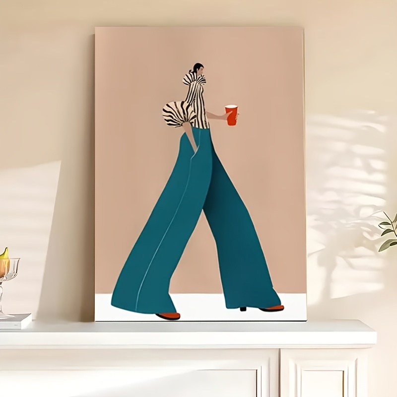 Photography Trend - Moda Mavi Pantolon Kadın Posteri Baskılar