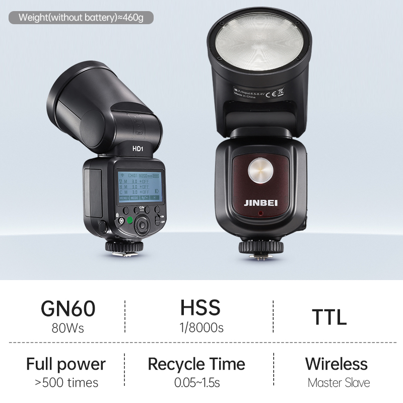 JINBEI HD-1 Yuvarlak Başlıklı  - Photography Outdoor incelemesi ve fiyatı