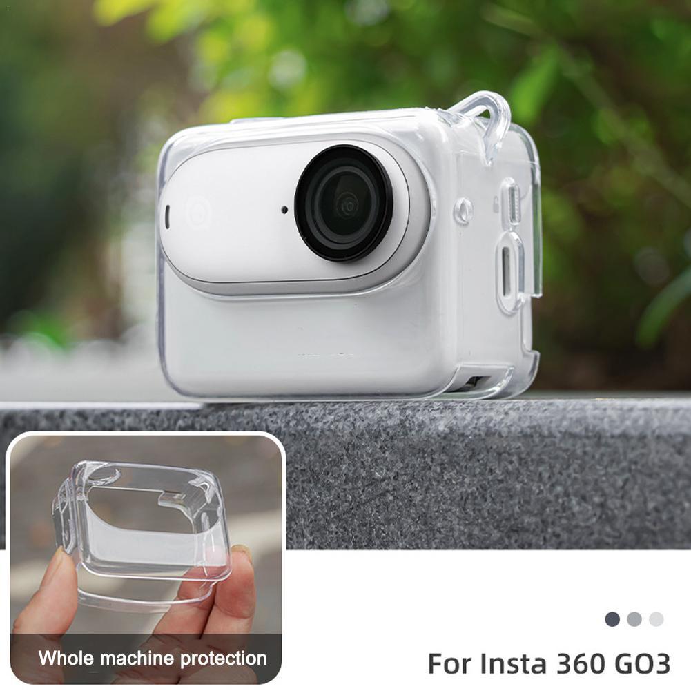 1 adet Şeffaf/gri TPU Anti-dam - Insta360 Camera Go 3 incelemesi ve fiyatı