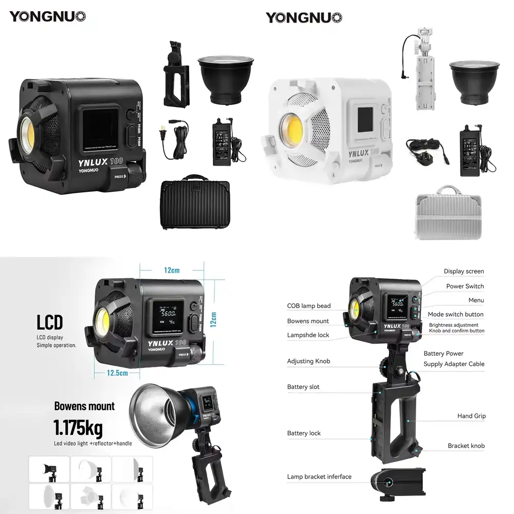 YONGNUO YNLUX100 100W 3200K-56 - Photography Videos Free incelemesi ve fiyatı