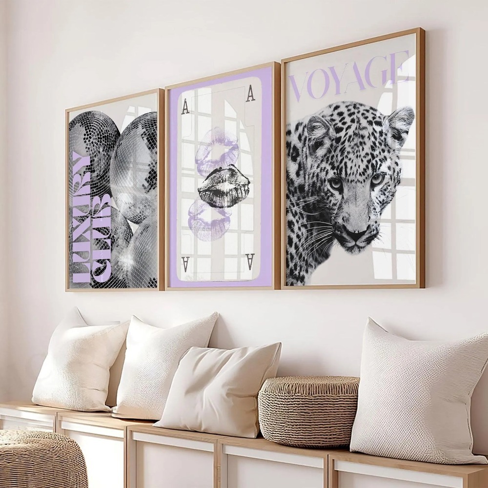 3 adet Çerçevesiz Leopar Baskı - Photography Trend incelemesi ve fiyatı