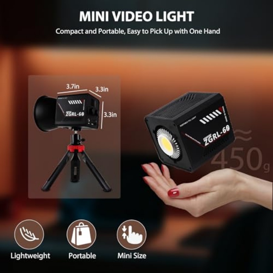 60W COB LED Video Işığı, 8000  - Photography Videos Free incelemesi ve fiyatı