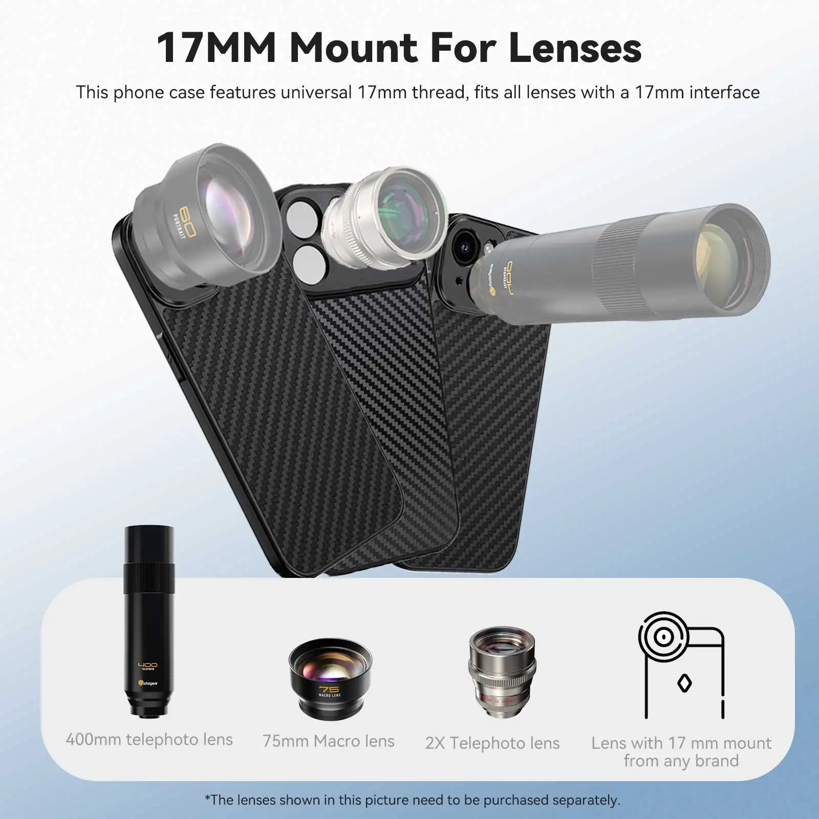 17mm Karbon Fiber Desenli Tele - Photography Pro incelemesi ve fiyatı