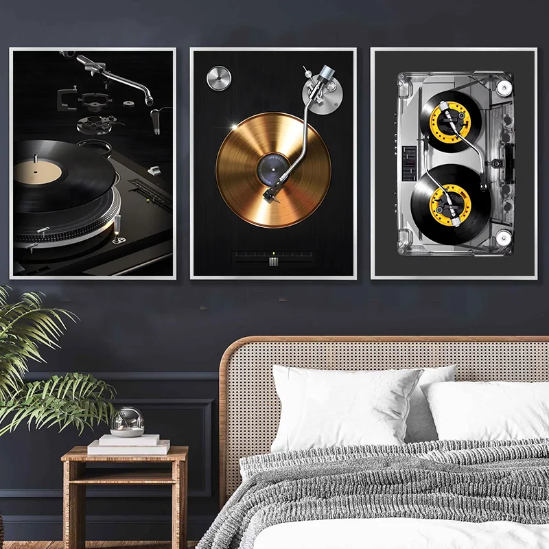 Kaset DJ pikap tuval posterler - Photography Trend incelemesi ve fiyatı
