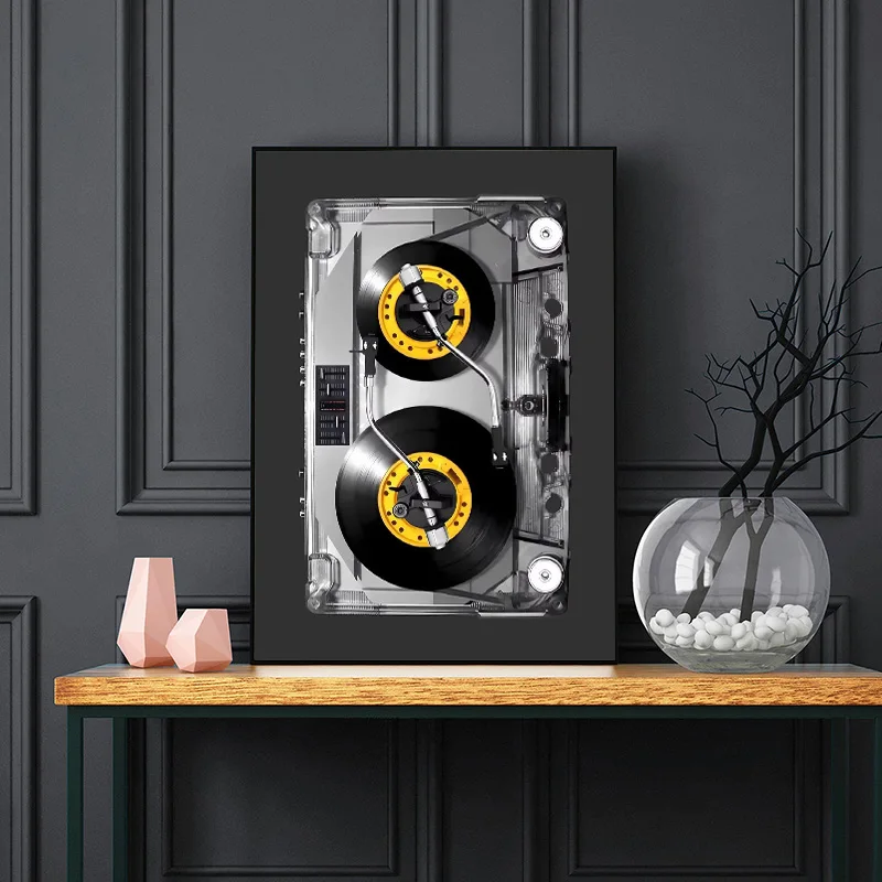 Kaset DJ pikap tuval posterler - Photography Trend incelemesi ve fiyatı